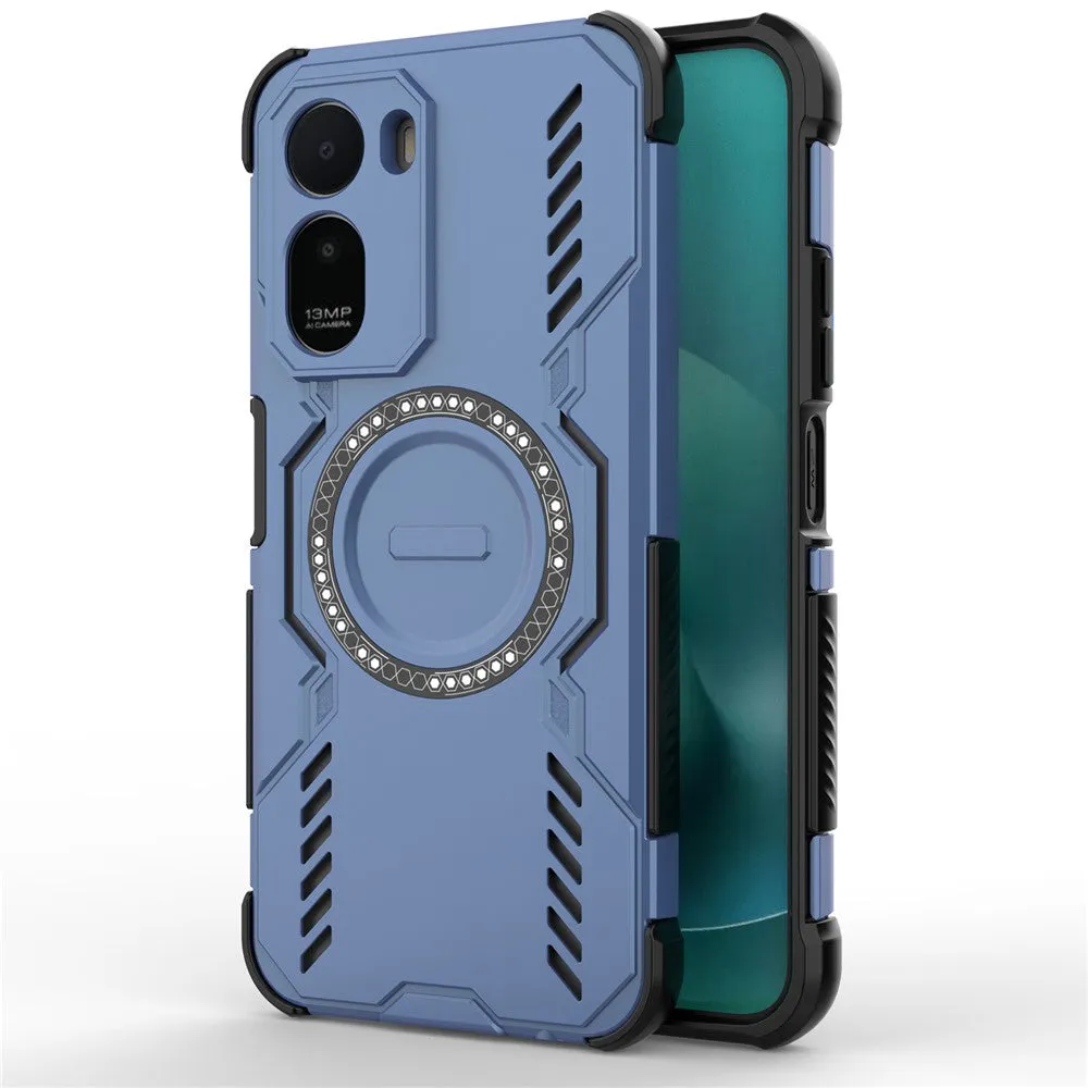 Custodia MagSafe per Xiaomi Redmi A7 Pro 4G, Techsuit, ArmorMag, Blu - immagine 1