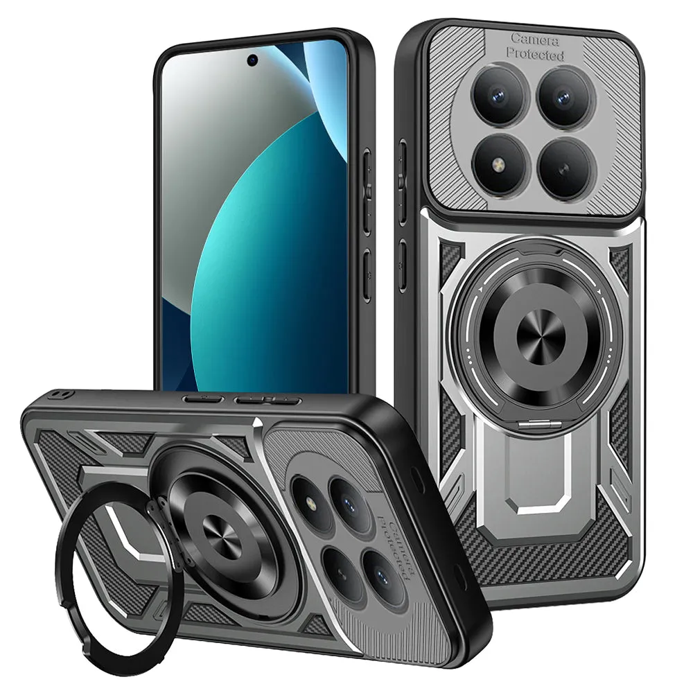 Custodia per Xiaomi Redmi Note 15 Pro 4G, Techsuit, RuggedCam, Grigio - immagine 1