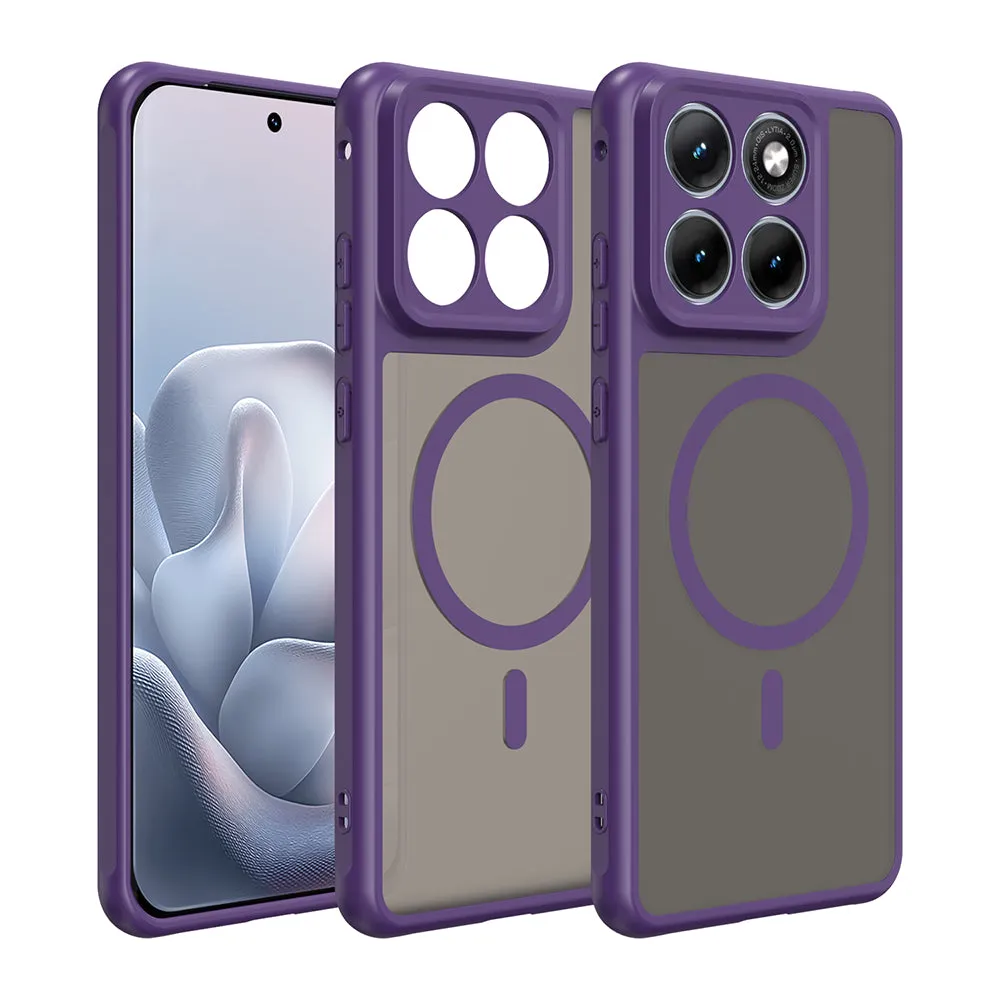 Custodia MagSafe per Motorola Edge 70 Fusion, Techsuit, HaloFrost II, Viola - immagine 1