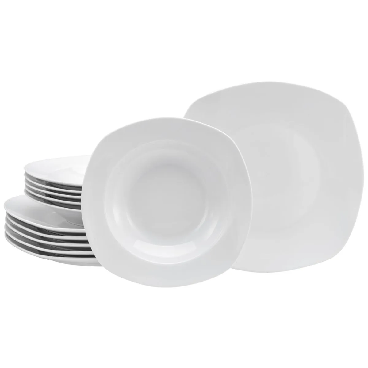 CreaTable Amelie bianco - servizio da tavola 12 pezzi; bianco - immagine 1