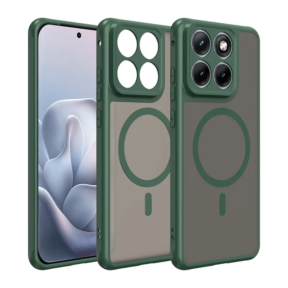 Custodia MagSafe per Motorola Edge 70 Fusion, Techsuit, HaloFrost II, Verde - immagine 1