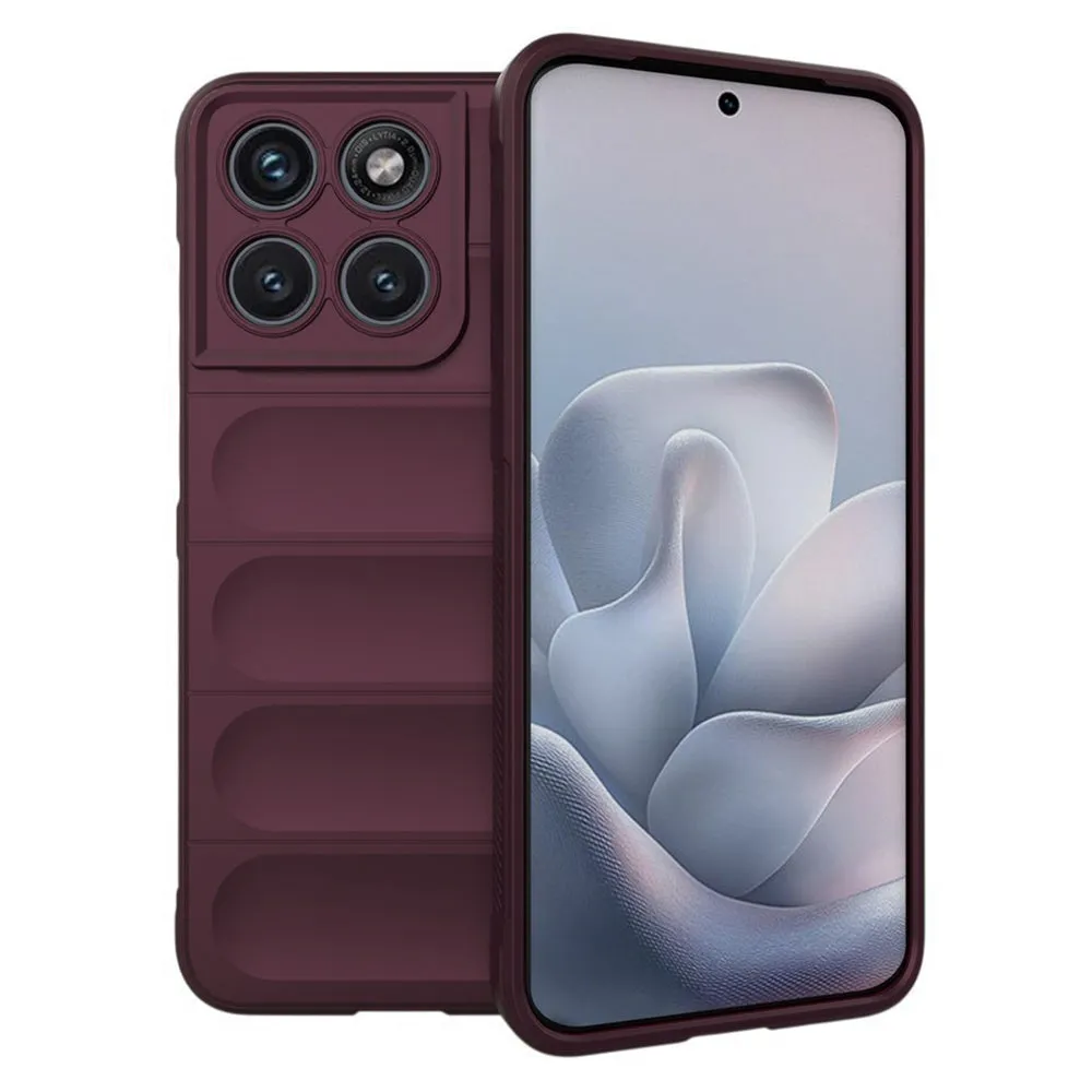 Custodia per Motorola Edge 70 Fusion, Techsuit, Magic Shield, Vinaccia - immagine 1
