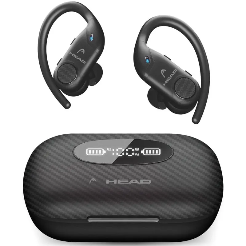 Head Flex Hooks Cuffie Wireless Autonomia 8+32H IPX7 Nero - immagine 1