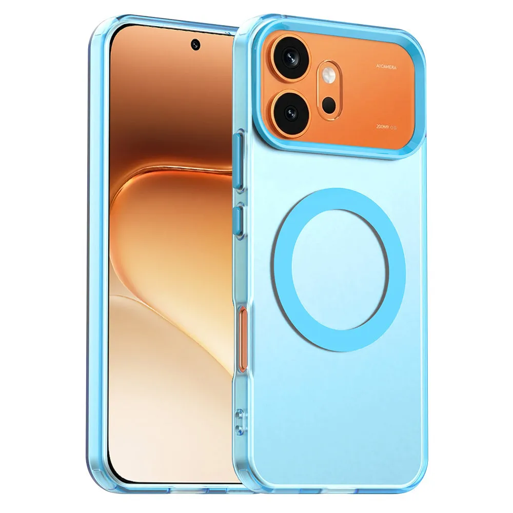 Custodia MagSafe per Honor 600 Pro / 600, Techsuit, CandyCase, Blu - immagine 1