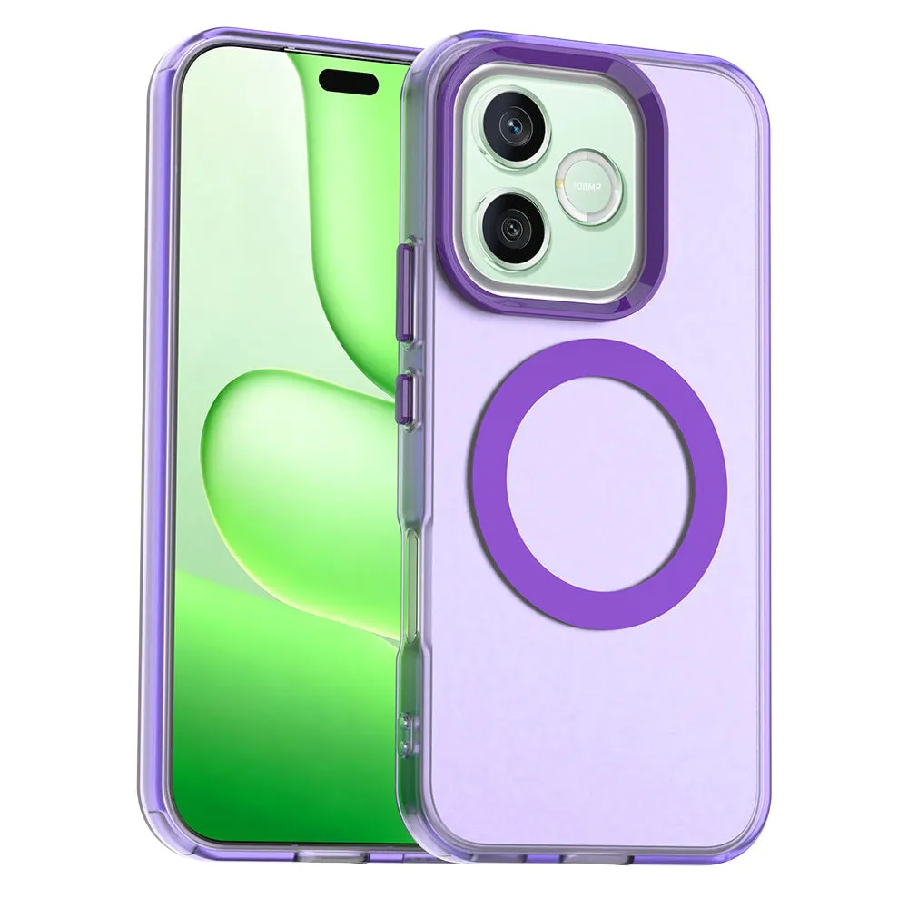 Custodia MagSafe per Honor 600 Lite, Techsuit, CandyCase, Viola - immagine 1