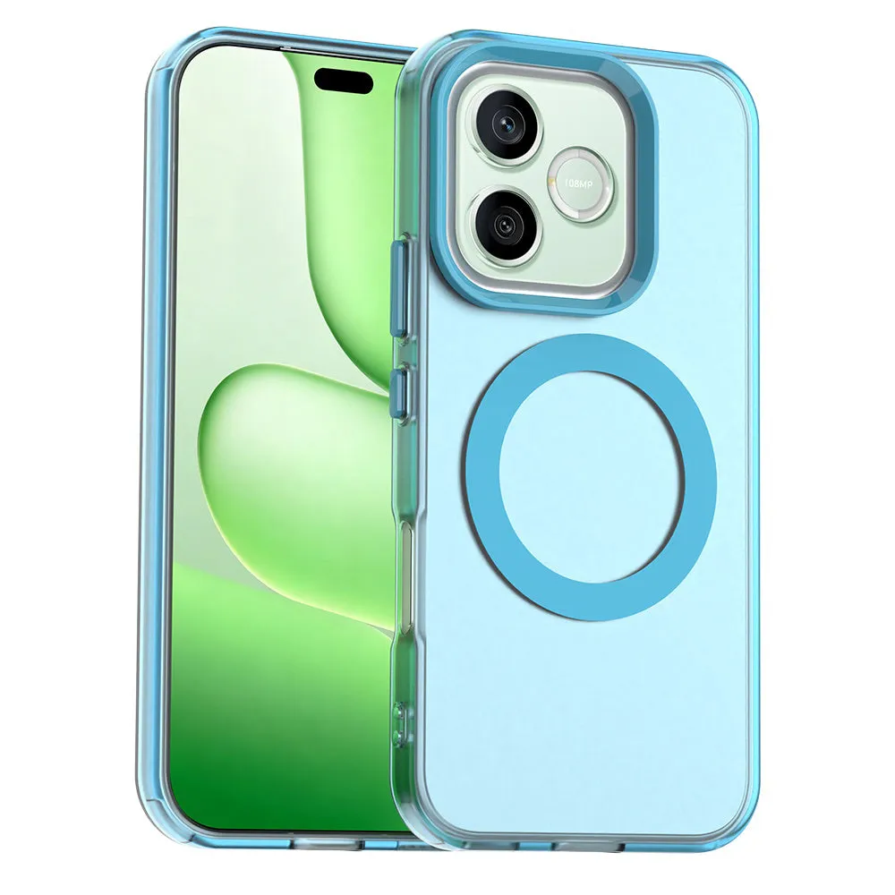 Custodia MagSafe per Honor 600 Lite, Techsuit, CandyCase, Blu - immagine 1