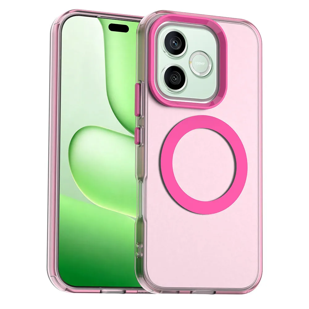 Custodia MagSafe per Honor 600 Lite, Techsuit, CandyCase, Rosa - immagine 1