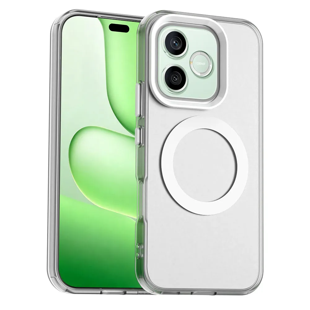Custodia MagSafe per Honor 600 Lite, Techsuit, CandyCase, Bianca - immagine 1