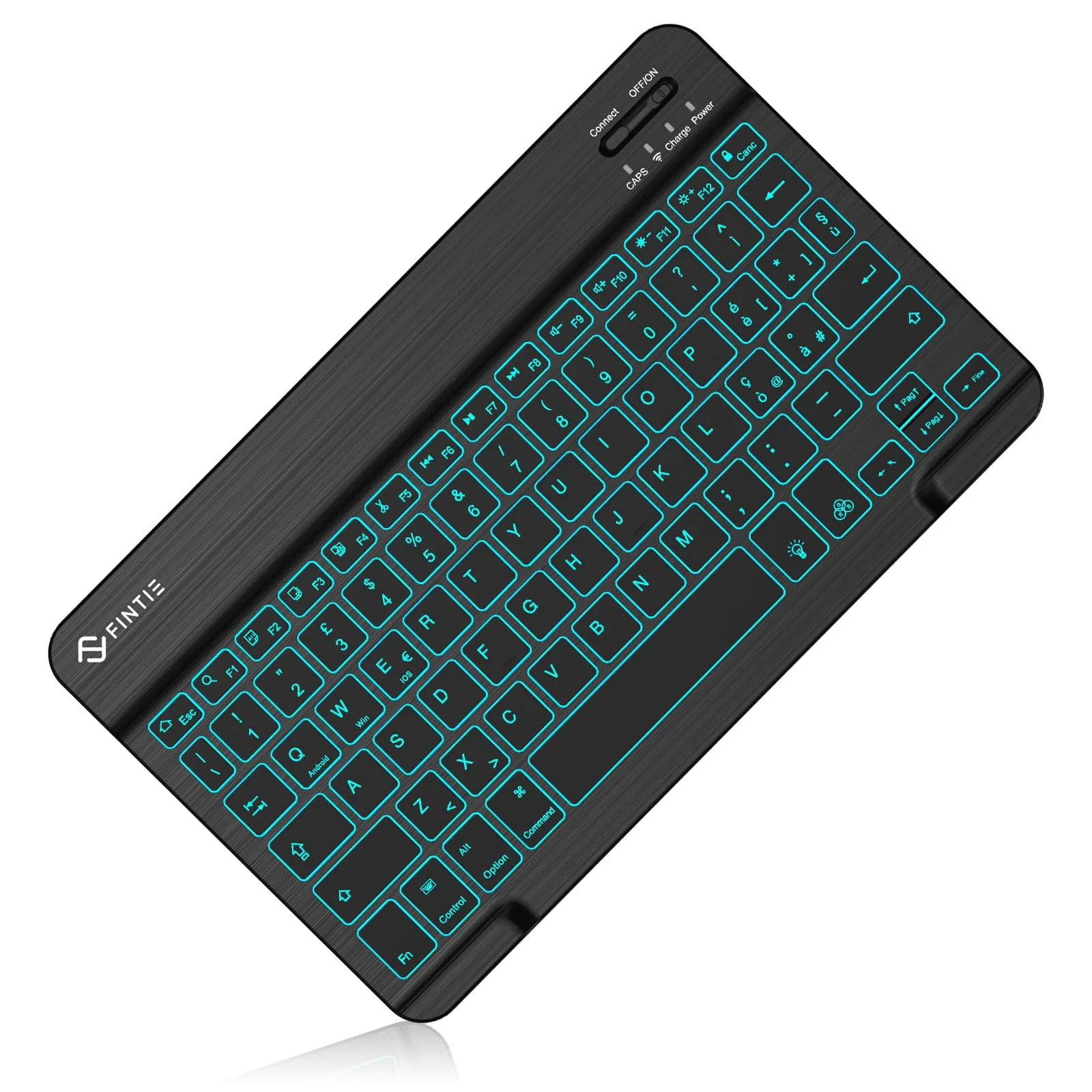 FINTIE 10" Wireless Bluetooth Portatile Tastiera per iPad e Android Tablet - immagine 1