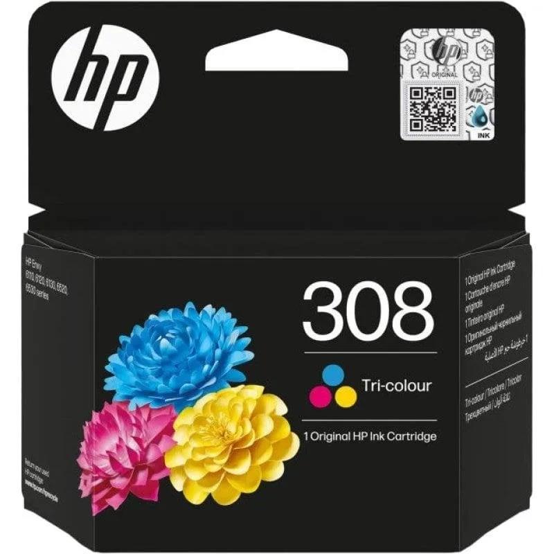 Cartuccia per Stampanti HP 308 Tricolor Originale - immagine 1