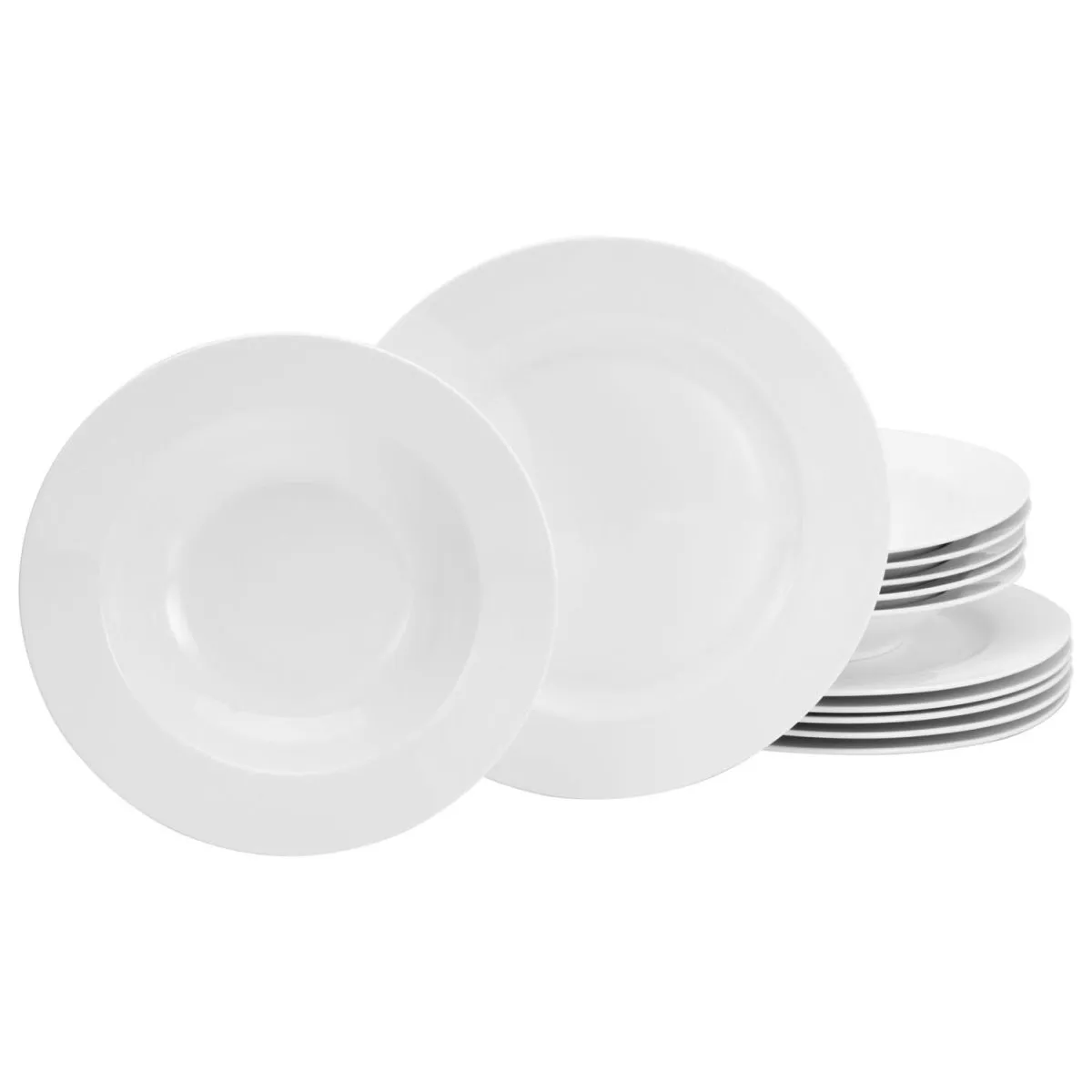 CreaTable Fleur Royal (NBC) - servizio da tavola 12 pezzi; bianco crema - immagine 1