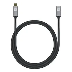 Cavo USB C 100W Black e Grey 1m ICOC MUSB322 CMF 010 - immagine 1