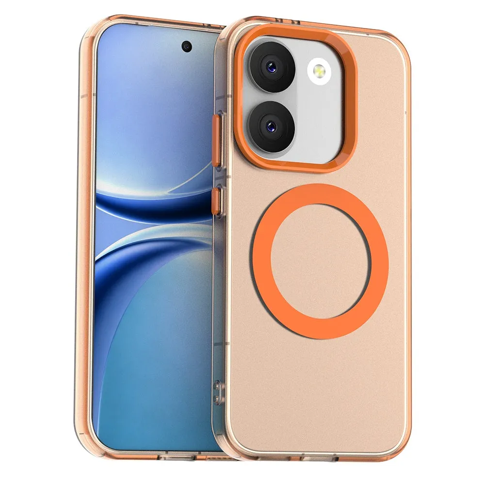 Custodia MagSafe per Xiaomi Poco X8 Pro, Techsuit, CandyCase, Arancione - immagine 1