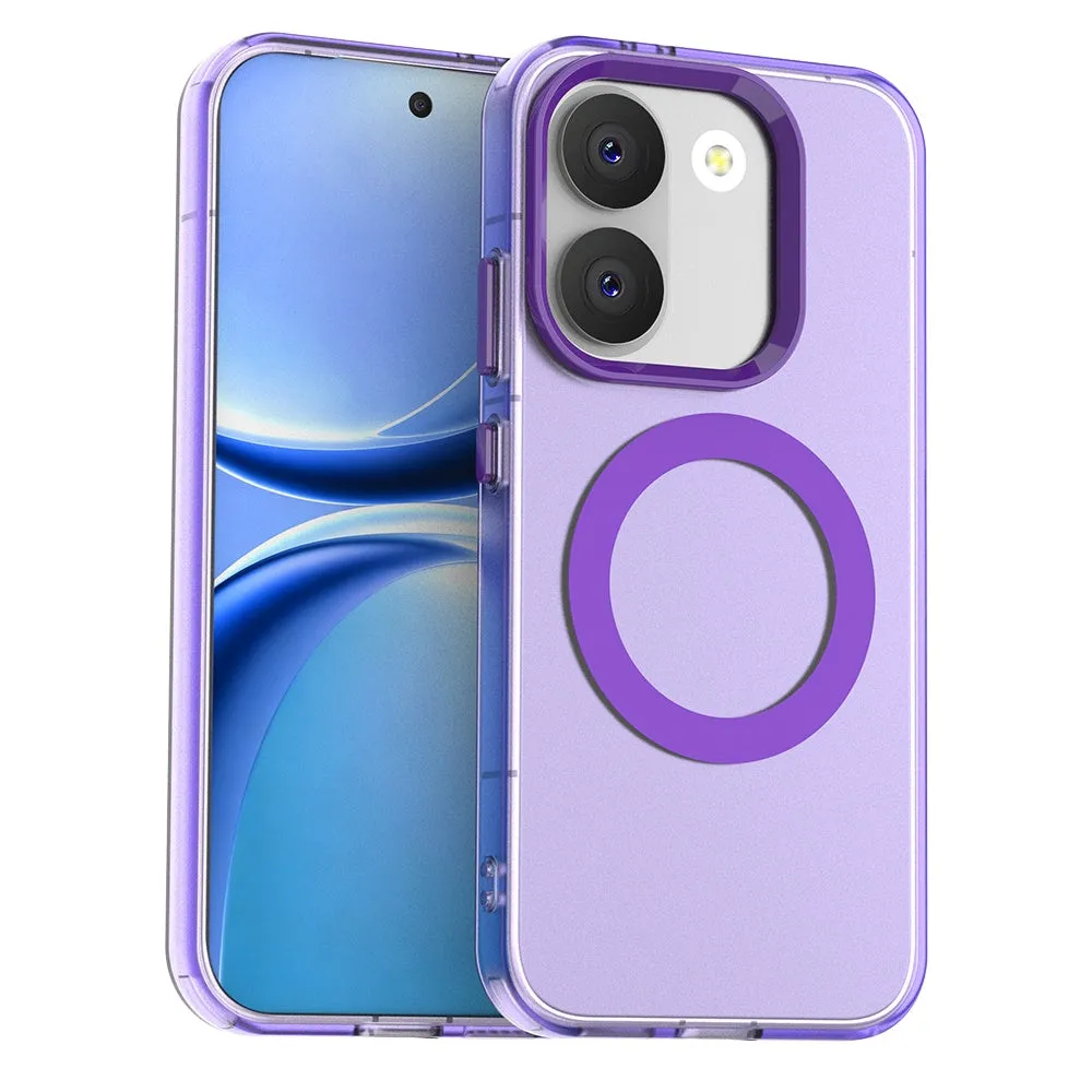 Custodia MagSafe per Xiaomi Poco X8 Pro, Techsuit, CandyCase, Viola - immagine 1