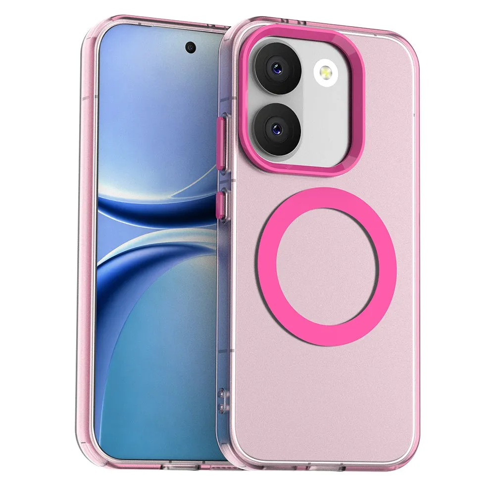 Custodia MagSafe per Xiaomi Poco X8 Pro, Techsuit, CandyCase, Rosa - immagine 1