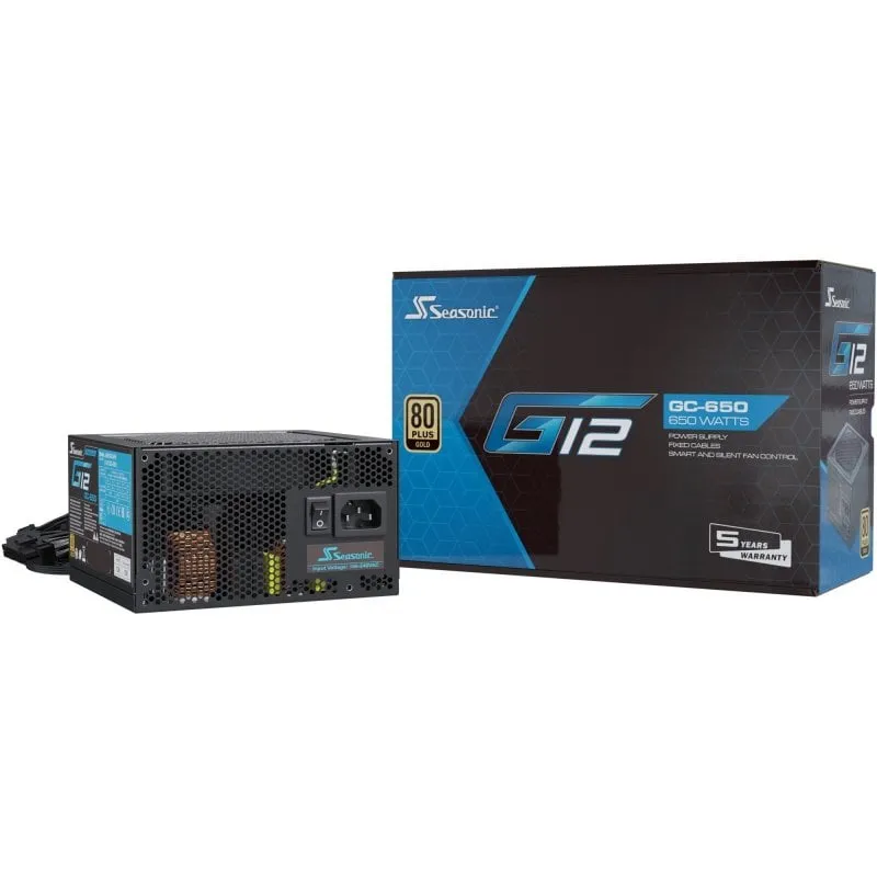Seasonic G12 GC650 650W 80 Plus Oro - immagine 1