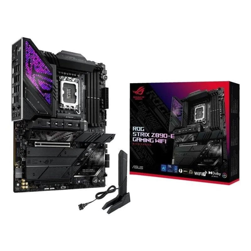 Schede Madri ASUS ROG STRIX Z890-E GAMING WIFI Z890 LGA 1851 DDR5 ATX WiFi 7 Thunderbolt 4 - immagine 1
