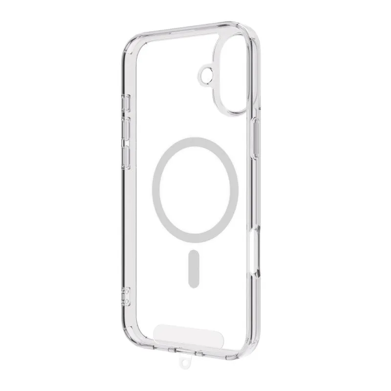 Custodia Muvit For Change Recycletek Magsafe Compatibile con Apple iPhone 16 Plus Trasparente - immagine 1