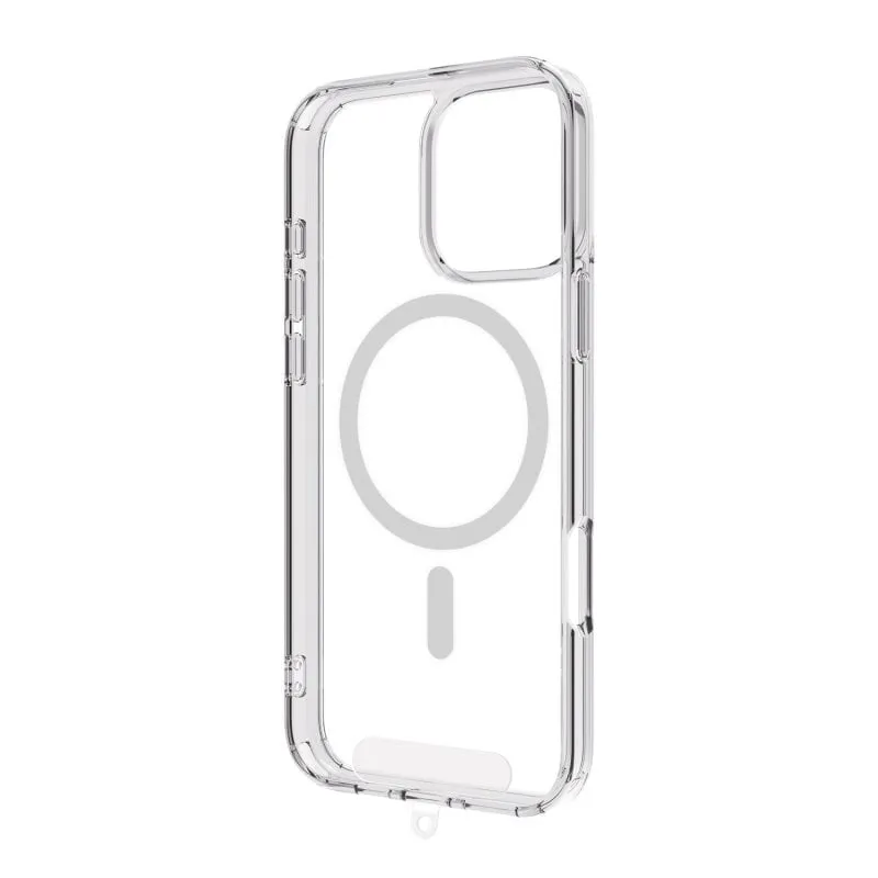 Custodia Muvit For Change Recycletek Magsafe compatibile con Apple iPhone 16 Pro trasparente - immagine 1