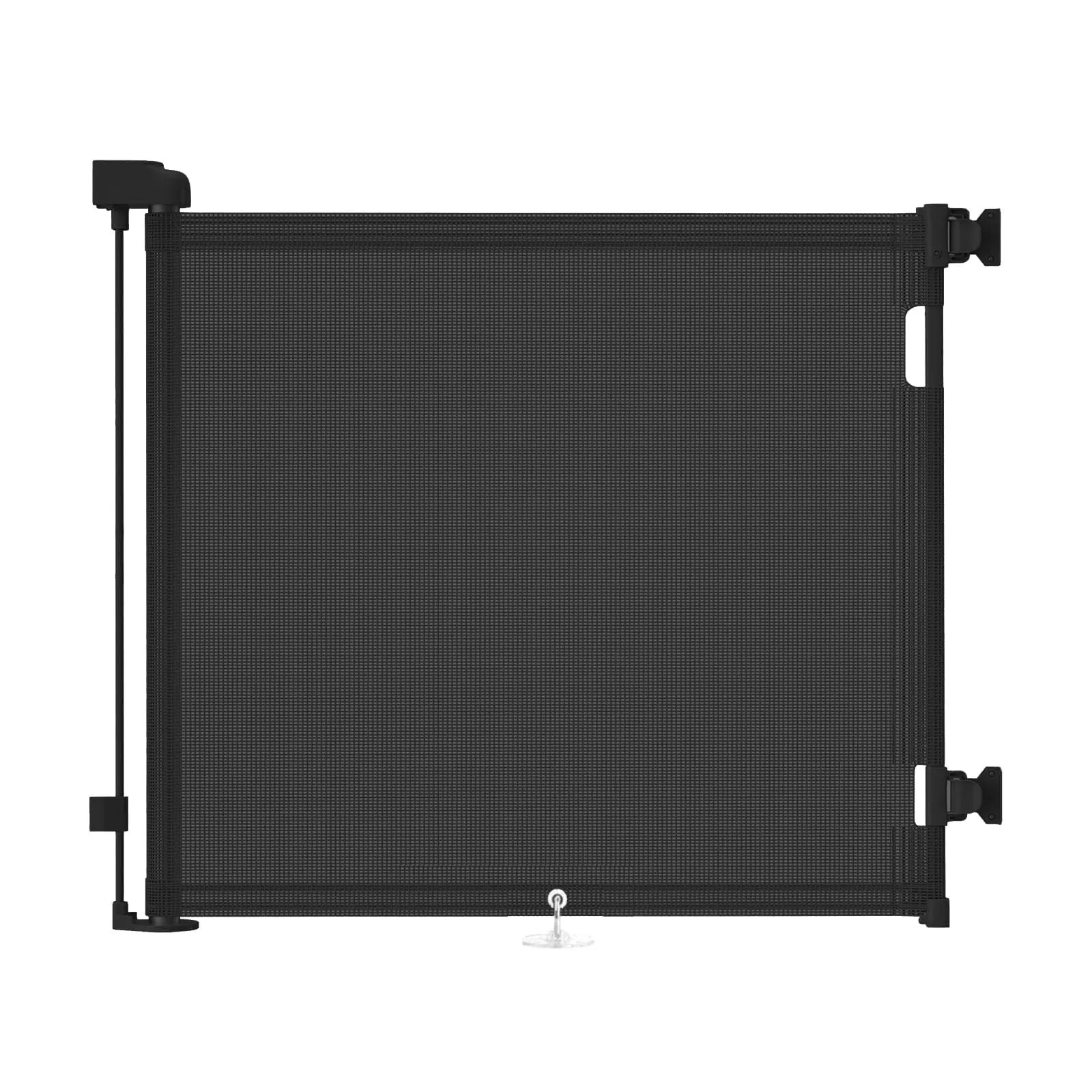 Cancelletto estensibile per scale, 0-150 cm Porta retrattile e cancelletto per bambini e animali domestici, barriera per bambini estensibile, adatto per Scale Interni Esterni Corrido - immagine 1