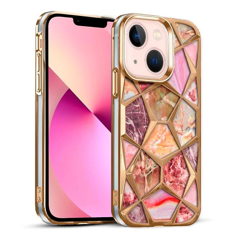Custodia dal fantastico design in marmo per iPhone 13 - immagine 1