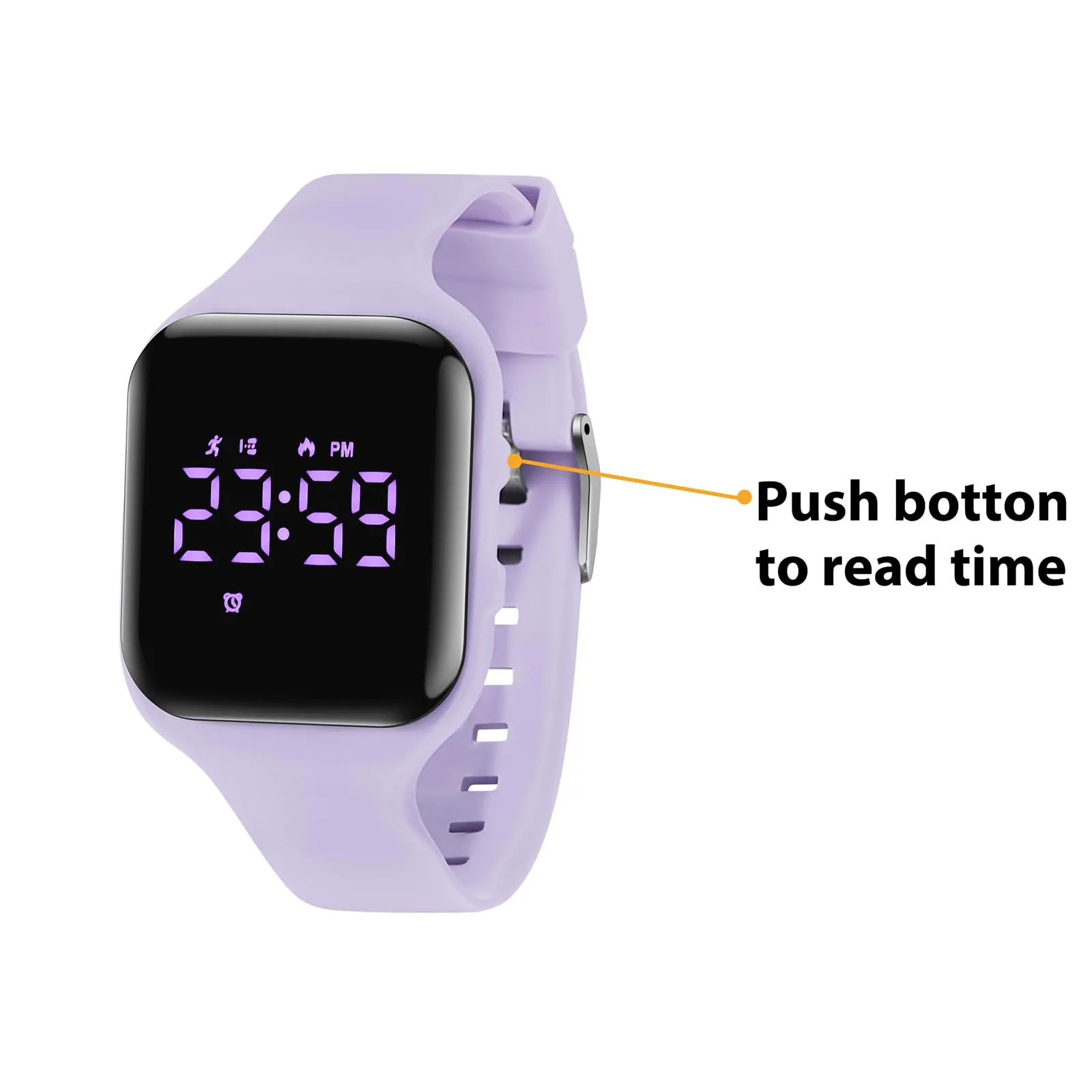 aswan watch Orologio Digitale Bambina Bambino con Contapassi,Calorie e Distanza senza App,Sveglia, Cronometro, Data, Luce-Orologio da polso Ragazza Ragazzo con Cinturino in Silicone - immagine 5