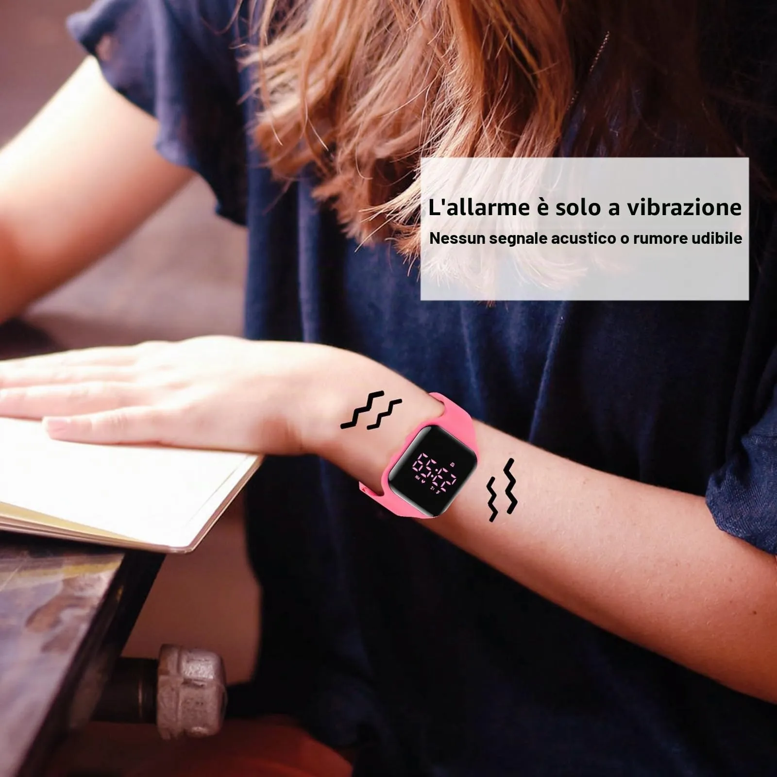 aswan watch Orologio Digitale Bambina Bambino con Contapassi,Calorie e Distanza senza App,Sveglia, Cronometro, Data, Luce-Orologio da polso Ragazza Ragazzo con Cinturino in Silicone - immagine 3