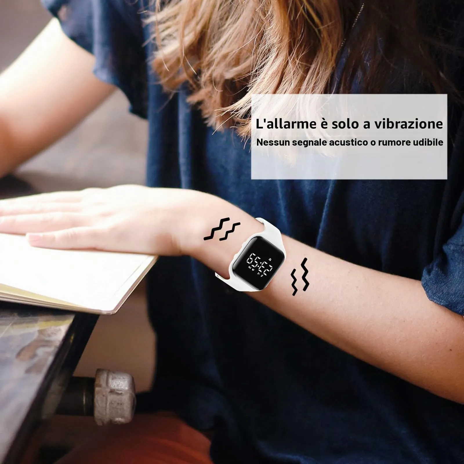 aswan watch Orologio Digitale Bambina Bambino con Contapassi,Calorie e Distanza senza App,Sveglia, Cronometro, Data, Luce-Orologio da polso Ragazza Ragazzo con Cinturino in Silicone - immagine 3