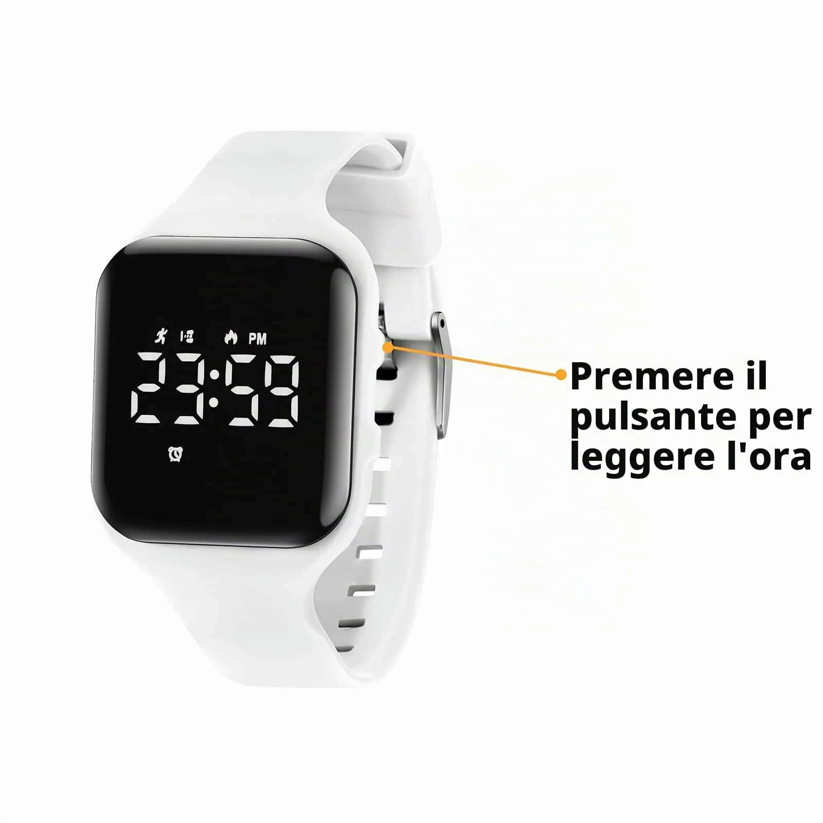 aswan watch Orologio Digitale Bambina Bambino con Contapassi,Calorie e Distanza senza App,Sveglia, Cronometro, Data, Luce-Orologio da polso Ragazza Ragazzo con Cinturino in Silicone - immagine 5