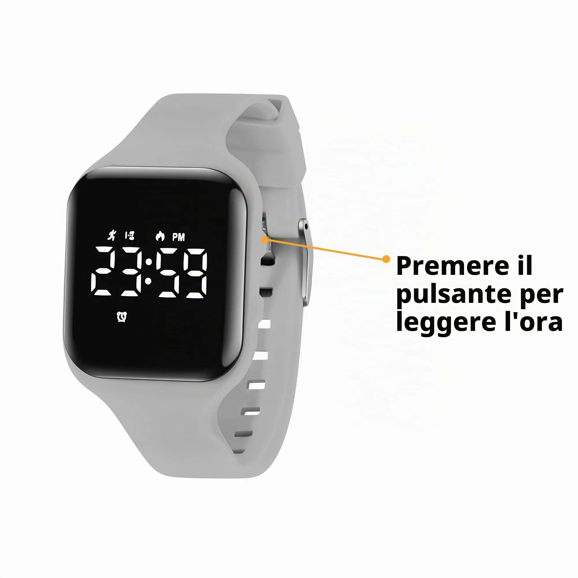 aswan watch Orologio Digitale Bambina Bambino con Contapassi,Calorie e Distanza senza App,Sveglia, Cronometro, Data, Luce-Orologio da polso Ragazza Ragazzo con Cinturino in Silicone - immagine 5