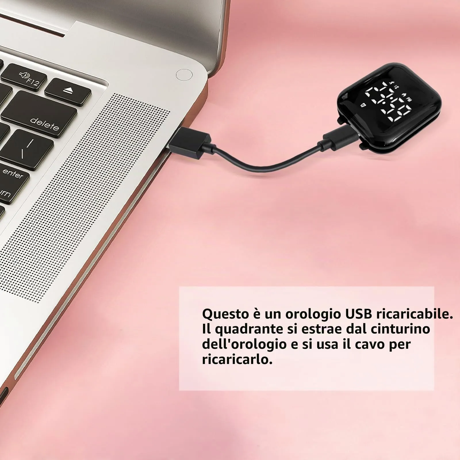 aswan watch Orologio Digitale Bambina Bambino con Contapassi,Calorie e Distanza senza App,Sveglia, Cronometro, Data, Luce-Orologio da polso Ragazza Ragazzo con Cinturino in Silicone - immagine 4