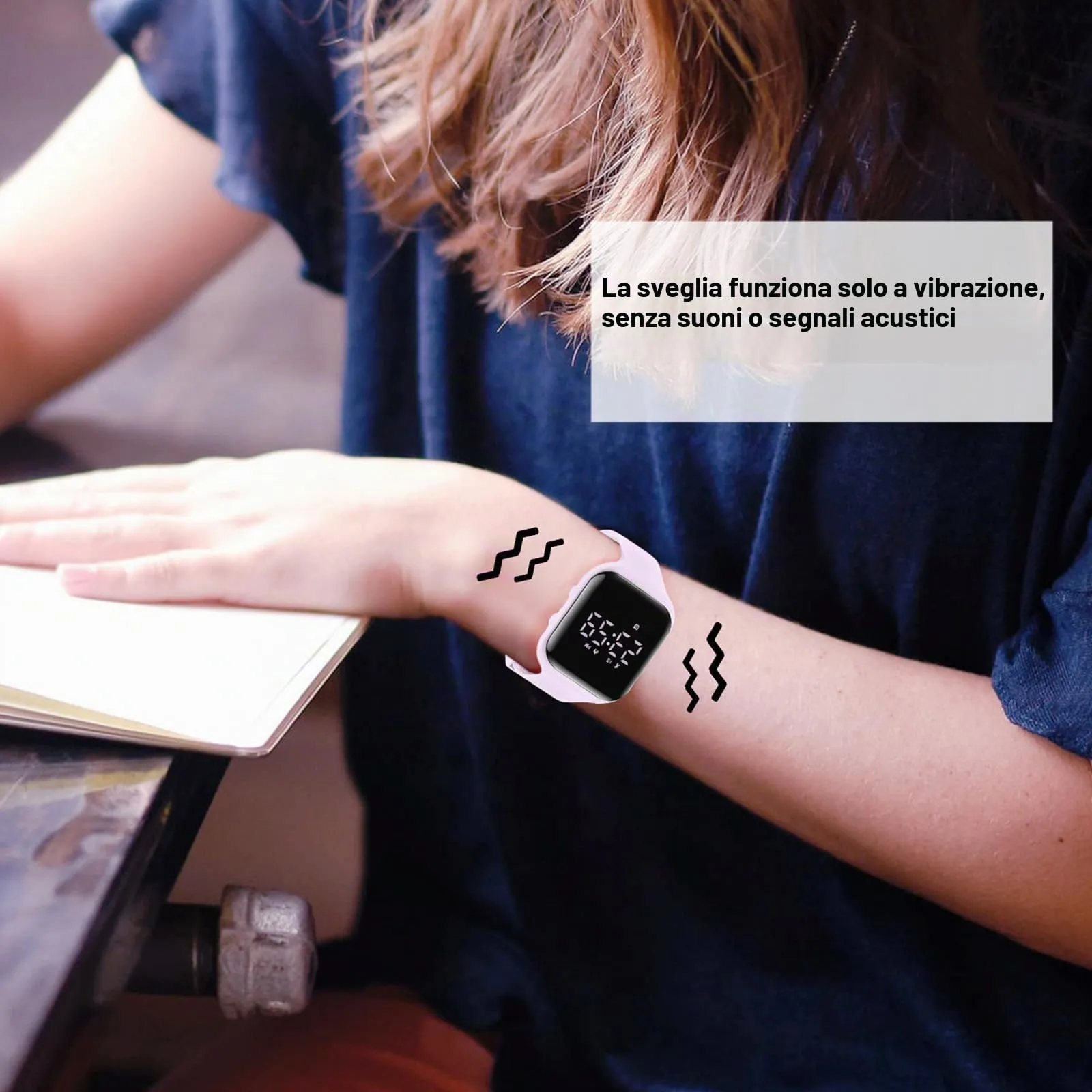 aswan watch Orologio Digitale Bambina Bambino con Contapassi,Calorie e Distanza senza App,Sveglia, Cronometro, Data, Luce-Orologio da polso Ragazza Ragazzo con Cinturino in Silicone - immagine 3