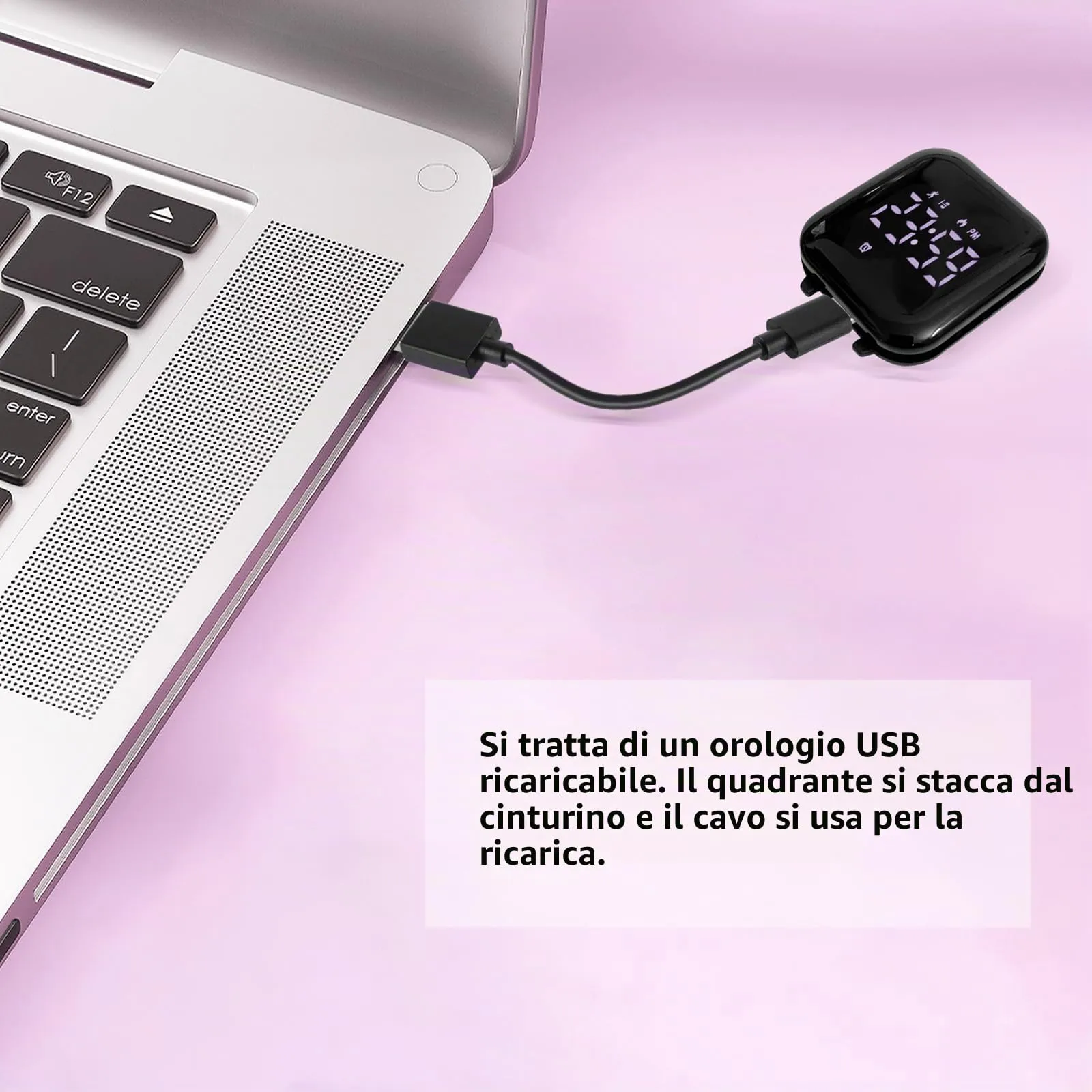 aswan watch Orologio Digitale Bambina Bambino con Contapassi,Calorie e Distanza senza App,Sveglia, Cronometro, Data, Luce-Orologio da polso Ragazza Ragazzo con Cinturino in Silicone - immagine 4