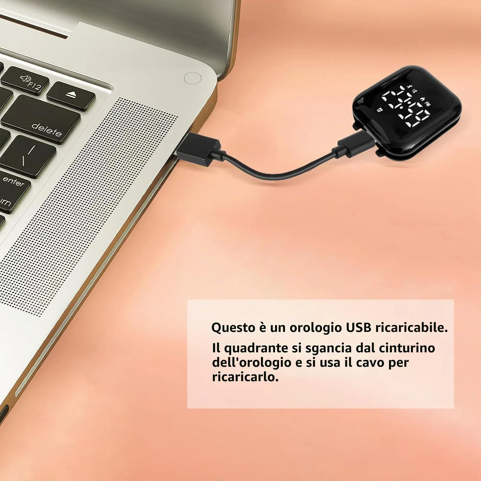 aswan watch Orologio Digitale Bambina Bambino con Contapassi,Calorie e Distanza senza App,Sveglia, Cronometro, Data, Luce-Orologio da polso Ragazza Ragazzo con Cinturino in Silicone - immagine 4