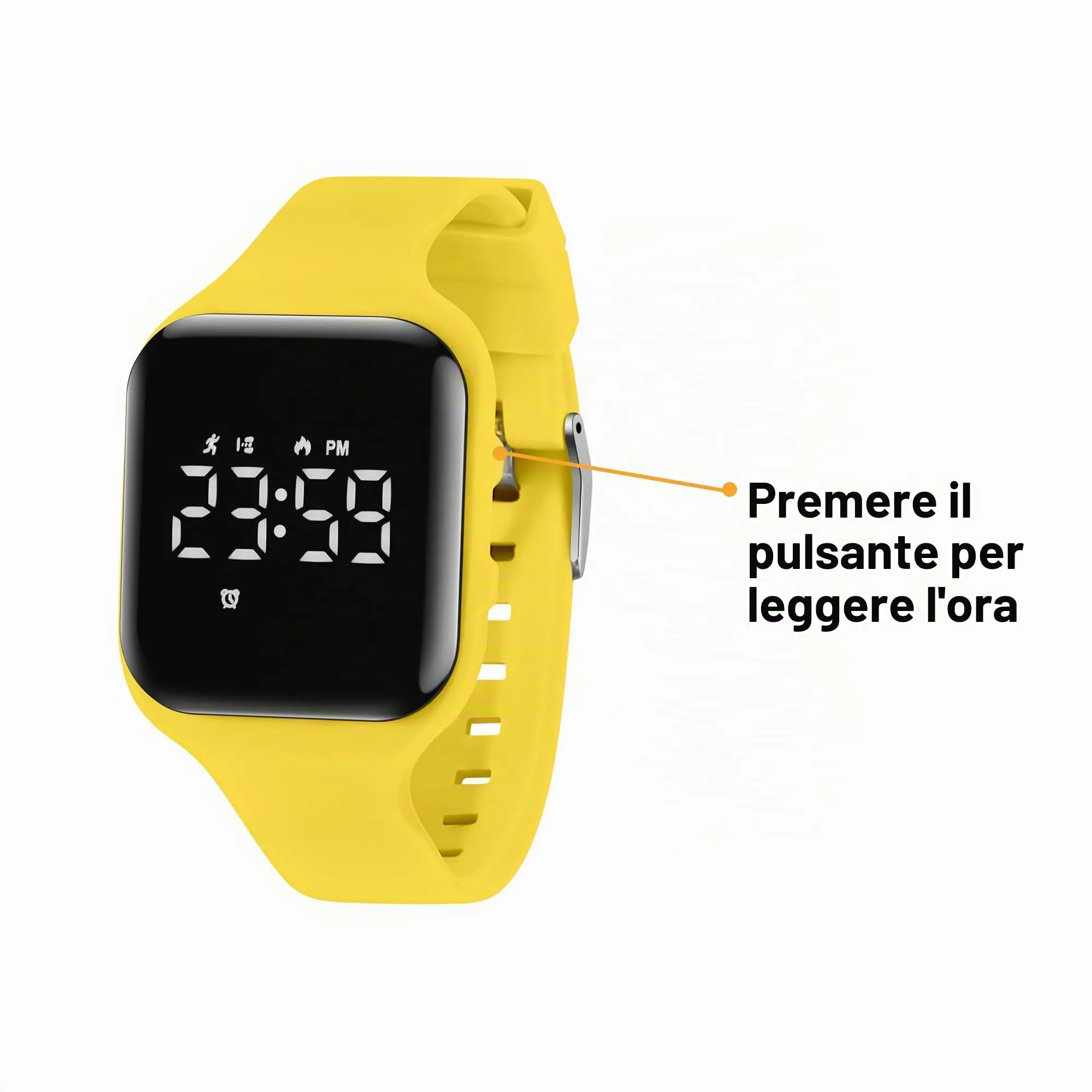 aswan watch Orologio Digitale Bambina Bambino con Contapassi,Calorie e Distanza senza App,Sveglia, Cronometro, Data, Luce-Orologio da polso Ragazza Ragazzo con Cinturino in Silicone - immagine 5