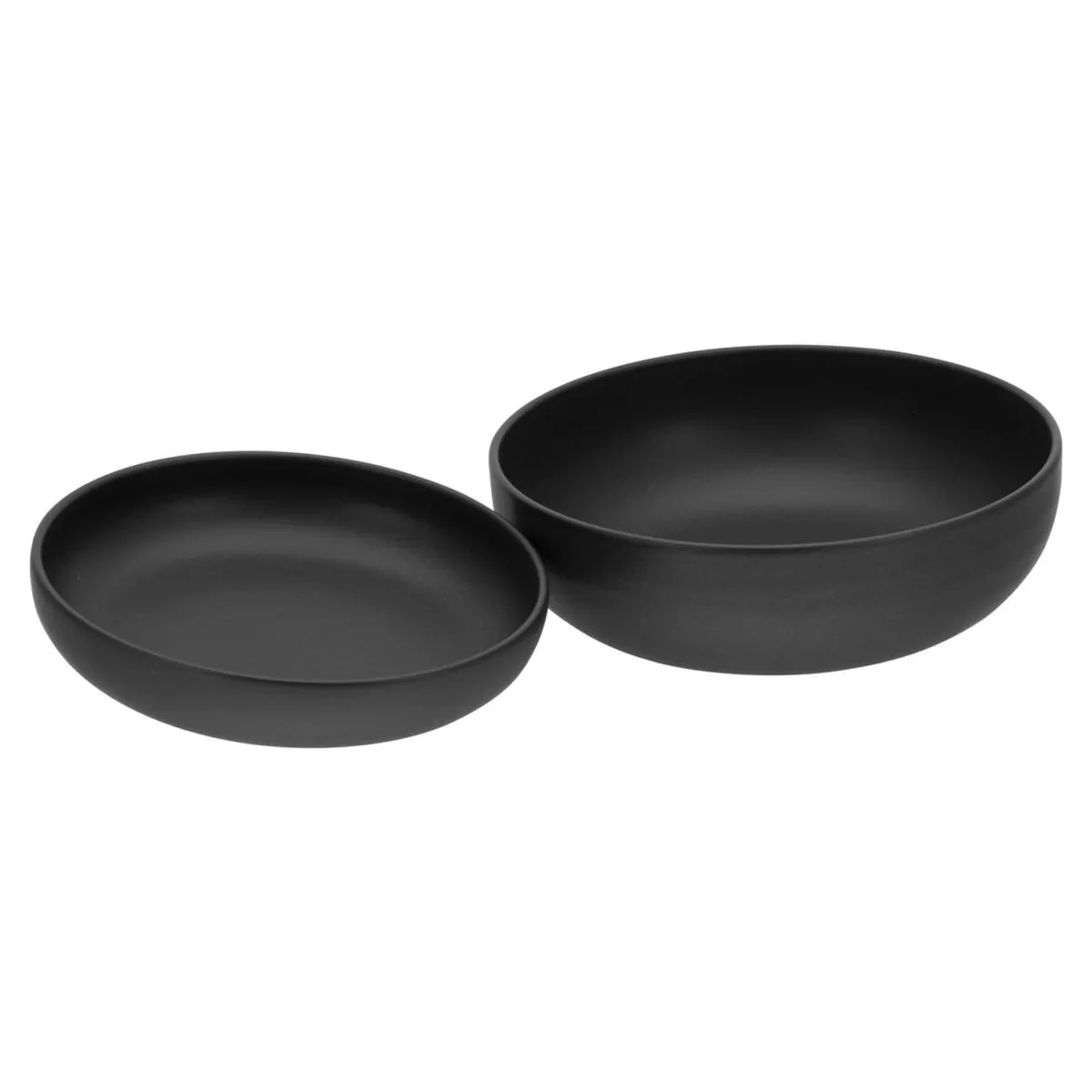 CreaTable Uno - Set di insalate da 2 pezzi; 2800 ml; nero - immagine 1