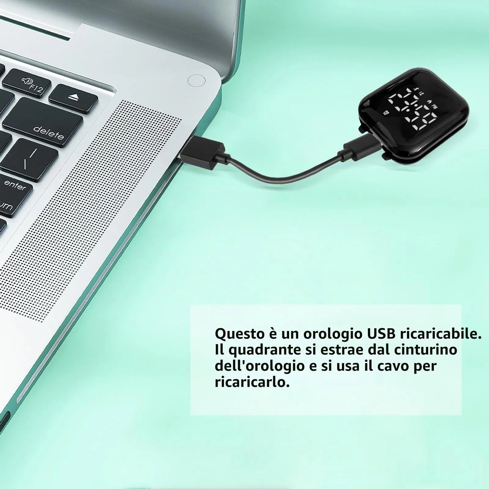 aswan watch Orologio Digitale Bambina Bambino con Contapassi,Calorie e Distanza senza App,Sveglia, Cronometro, Data, Luce-Orologio da polso Ragazza Ragazzo con Cinturino in Silicone - immagine 4