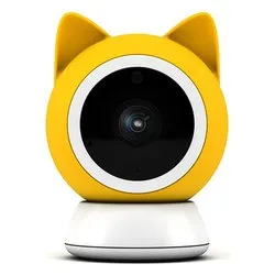 Videocamera sorveglianza Smart Pet Cam Yellow e White 1080p FULL HD PC001 - immagine 1