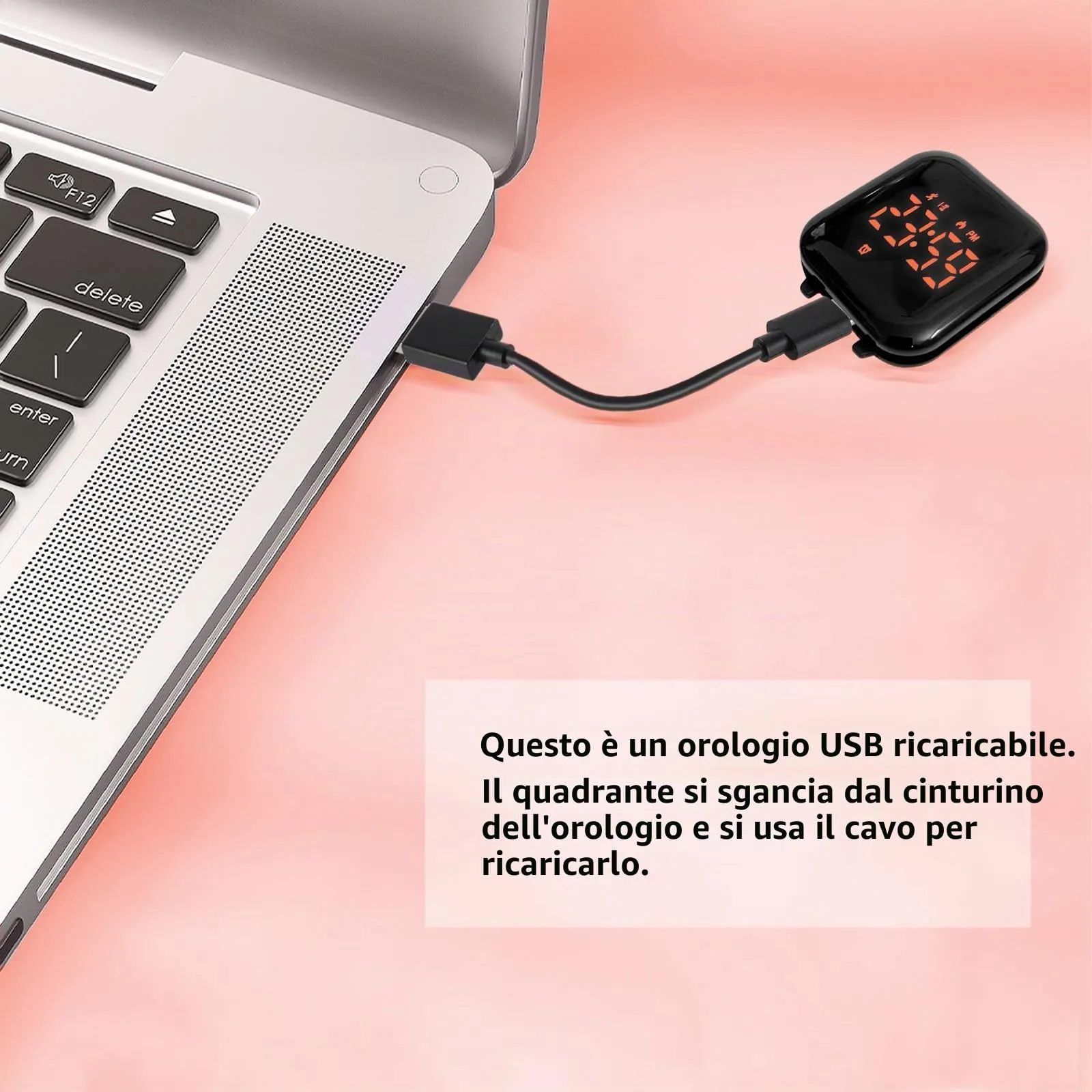 aswan watch Orologio Digitale Bambina Bambino con Contapassi,Calorie e Distanza senza App,Sveglia, Cronometro, Data, Luce-Orologio da polso Ragazza Ragazzo con Cinturino in Silicone - immagine 4