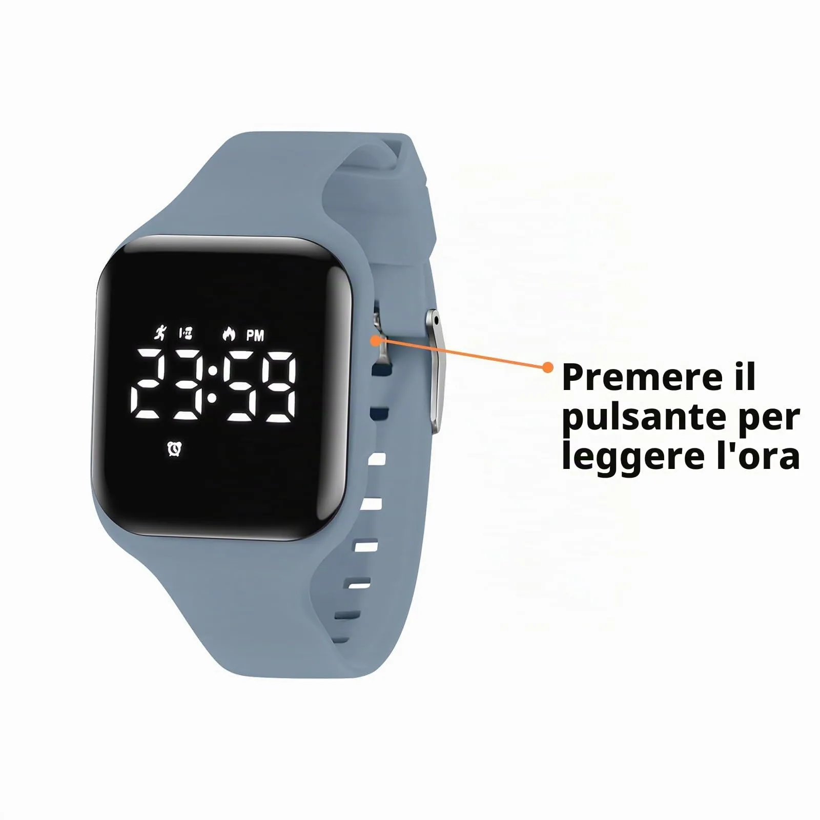 aswan watch Orologio Digitale Bambina Bambino con Contapassi,Calorie e Distanza senza App,Sveglia, Cronometro, Data, Luce-Orologio da polso Ragazza Ragazzo con Cinturino in Silicone - immagine 5