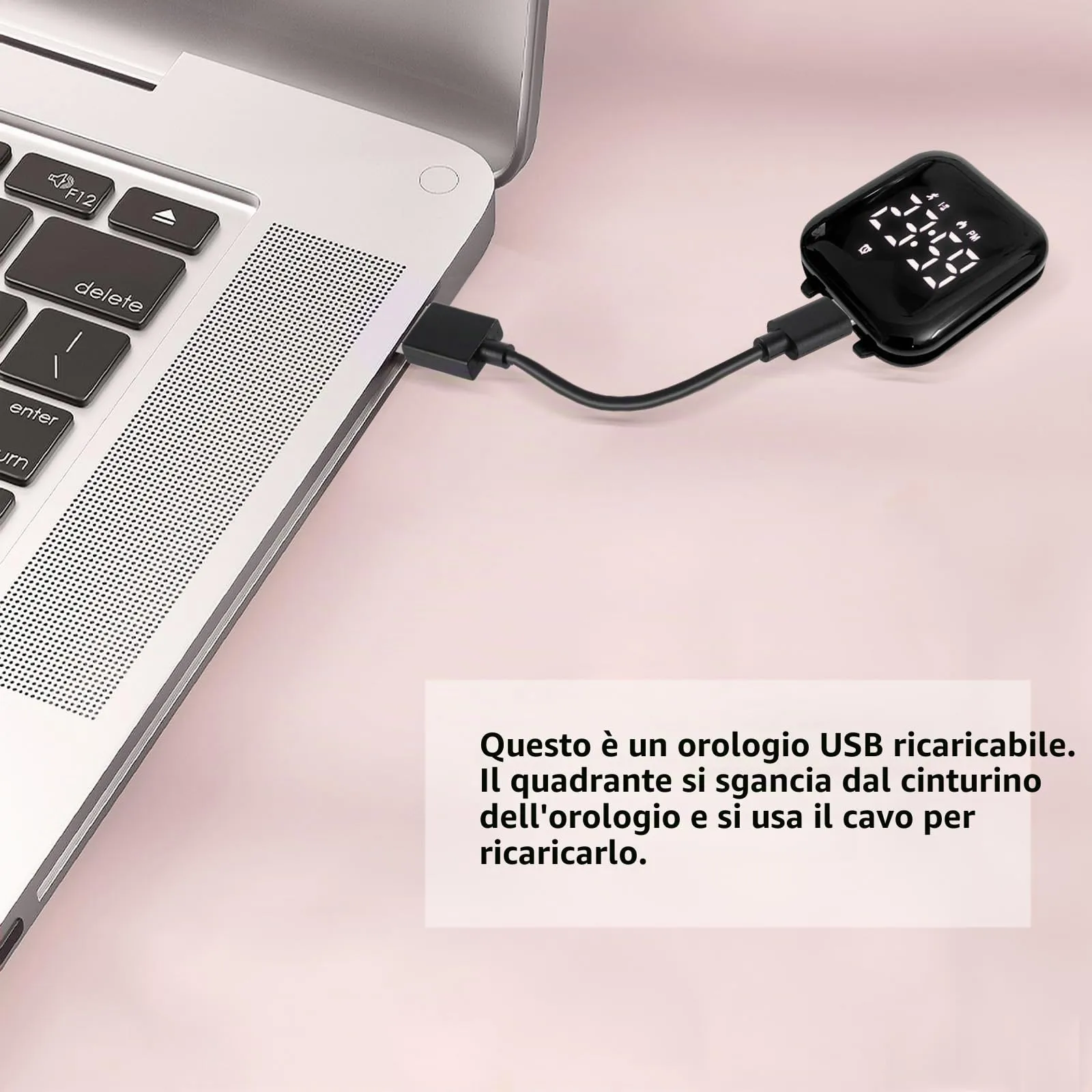 aswan watch Orologio Digitale Bambina Bambino con Contapassi,Calorie e Distanza senza App,Sveglia, Cronometro, Data, Luce-Orologio da polso Ragazza Ragazzo con Cinturino in Silicone - immagine 4