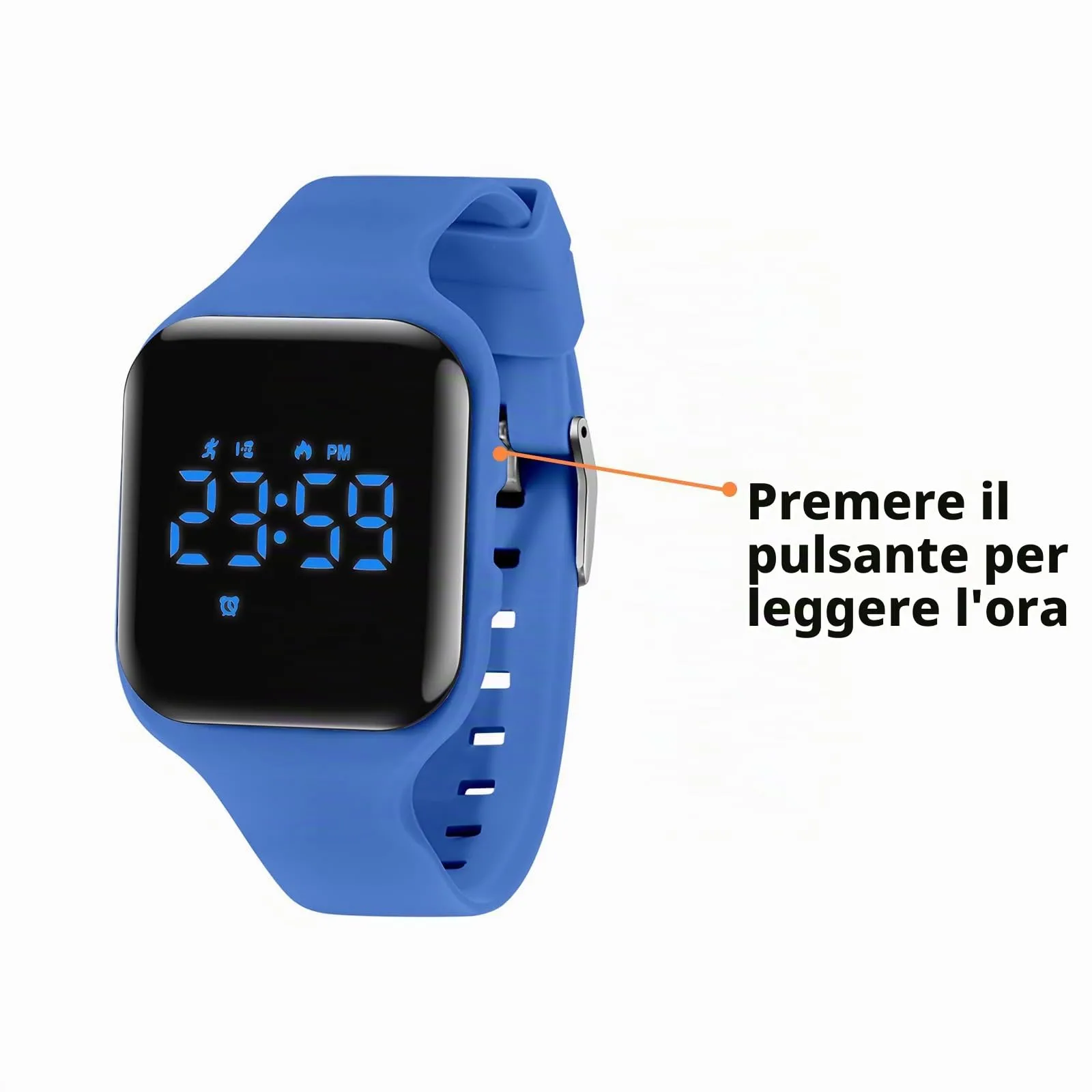 aswan watch Orologio Digitale Bambina Bambino con Contapassi,Calorie e Distanza senza App,Sveglia, Cronometro, Data, Luce-Orologio da polso Ragazza Ragazzo con Cinturino in Silicone - immagine 5