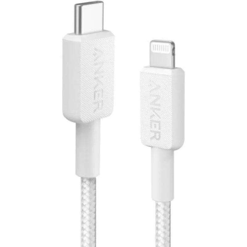 Cavo Anker USB-C a Lightning 0.9m Bianco - immagine 1