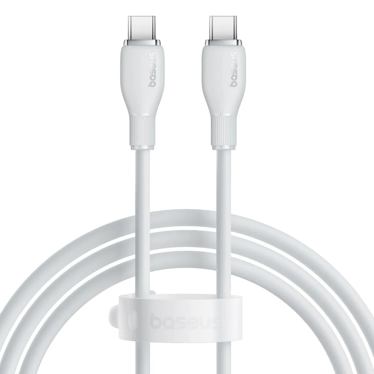 Cavo Dati e Ricarica USB-C - USB-C Baseus Pudding, 100W, 1.2m, Bianco P10355702221-00 - immagine 1