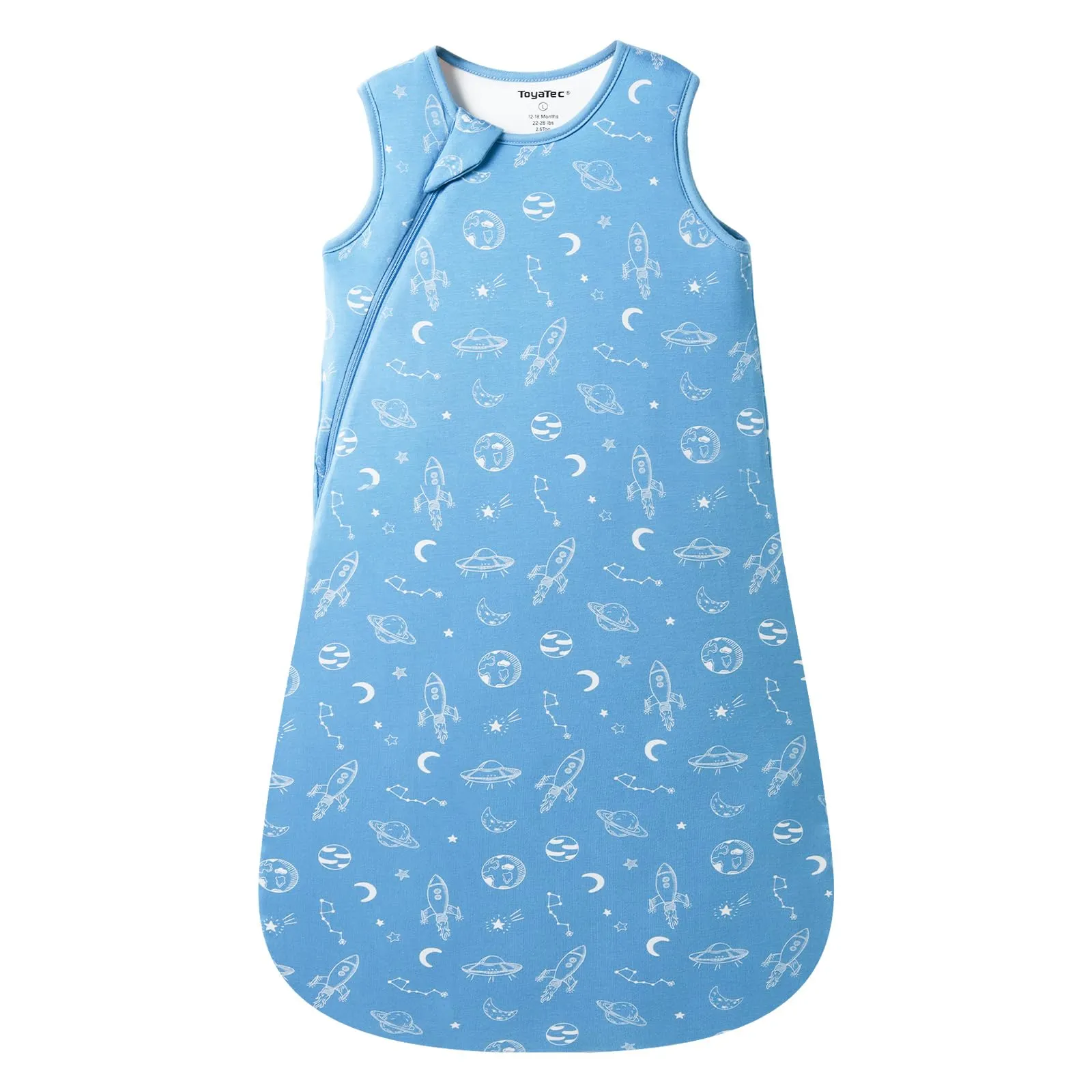 ToyaTec Sacco Nanna Bebé 2.5 Tog Super Morbido in Viscosa di Bambù, Sacco Nanna in Fibra di Bambù per Neonati, Coperta da Letto Autunno-Inverno - immagine 1