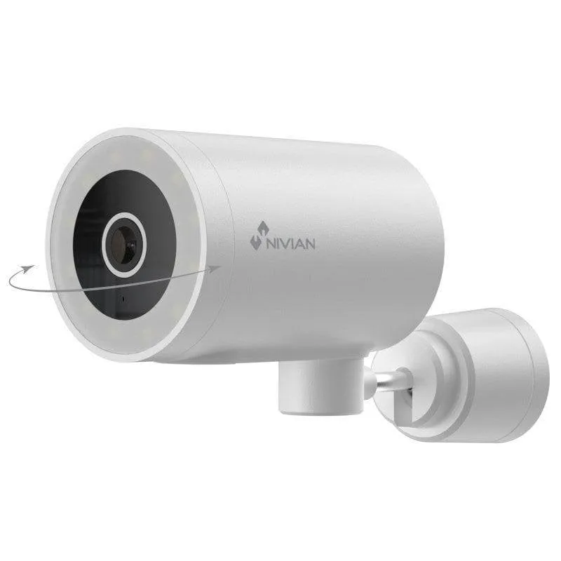 Videocamere di sorveglianza Nivian NVS-IPC-0H3-L Quad HD Visione Notturna Esterna Controllo Vocale Audio Bidirezionale - immagine 1