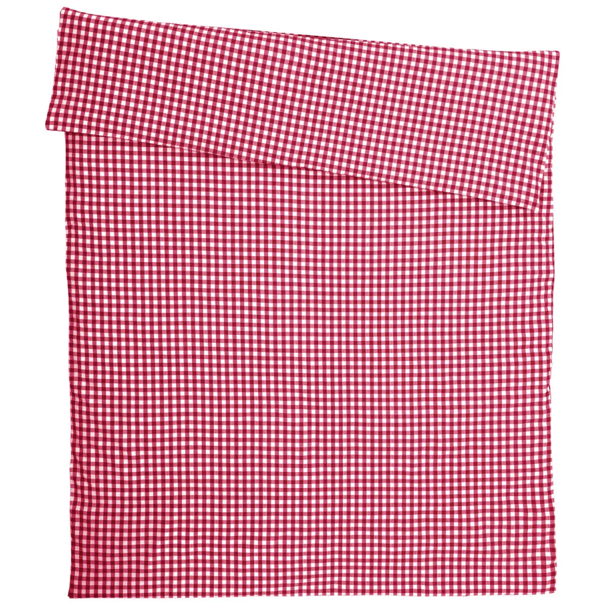 ERWIN M. Copripiumino Tux Seersucker; 135x200 cm (LxL); rosso - immagine 1