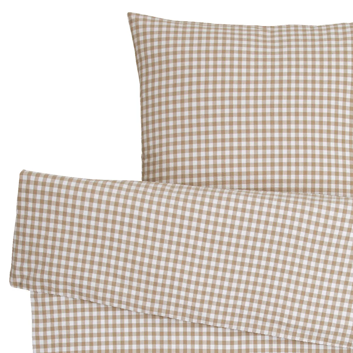 ERWIN M. Set copripiumino e federa Tux chiusura a busta; 135x200 cm (LxL), 80x80 cm (LxL); sabbia - immagine 1