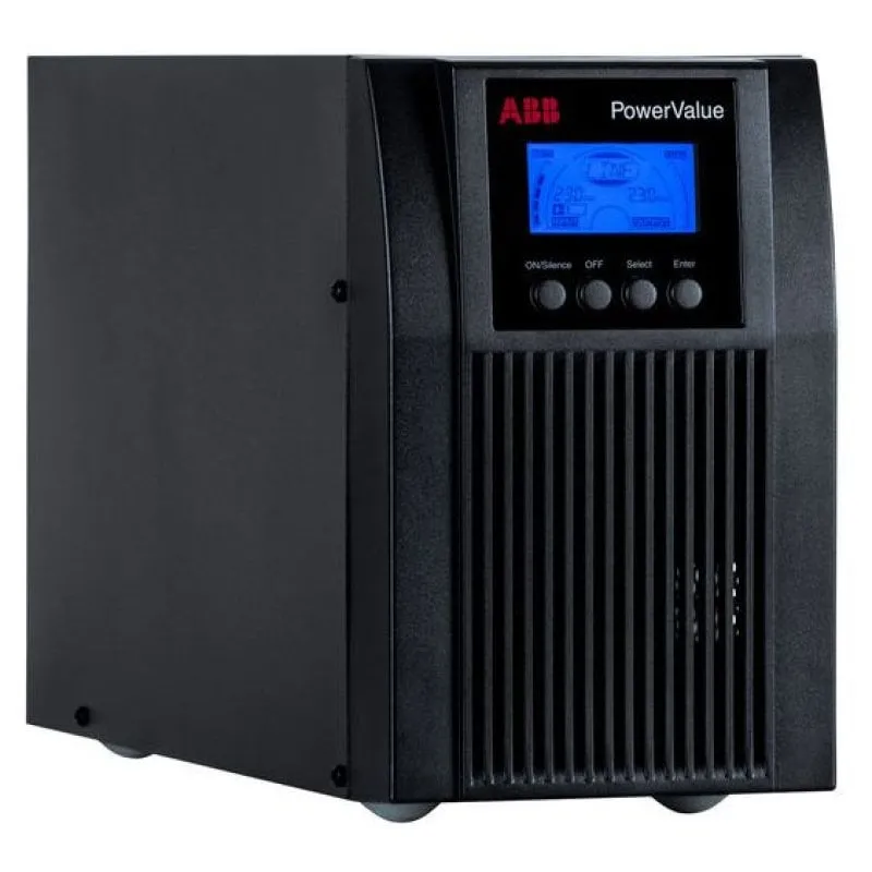 ABB UPS PowerValue 11T G2 UPS a doppia conversione 1000VA 900W - immagine 1