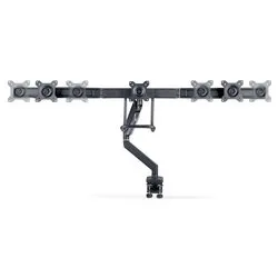 Supporto monitor TV scrivania ( 18 Kg ) VESA 100 x 100 Triplo Black 3M1A3SG MONITOR ARM - immagine 1